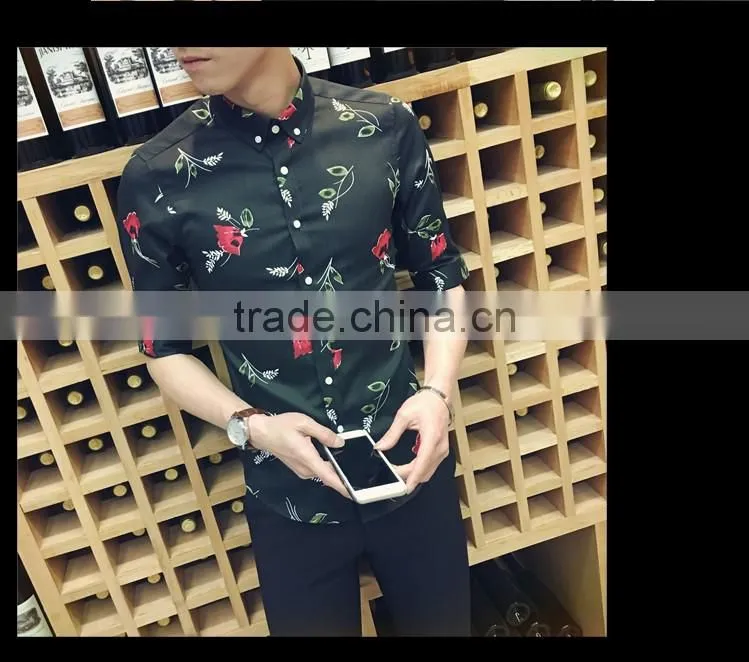 Seven men sleeve shirt printing