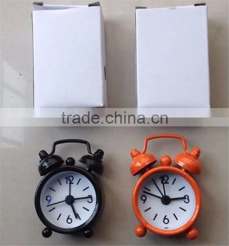 Lovely Mini Cartoon Dial Number Round Desktop Alarm Clock Clocks