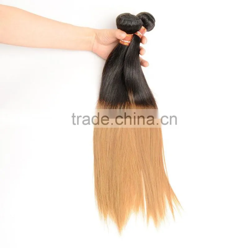 Beautiful 1b/27 straight 6a virgin hair alixpress malaysian hair