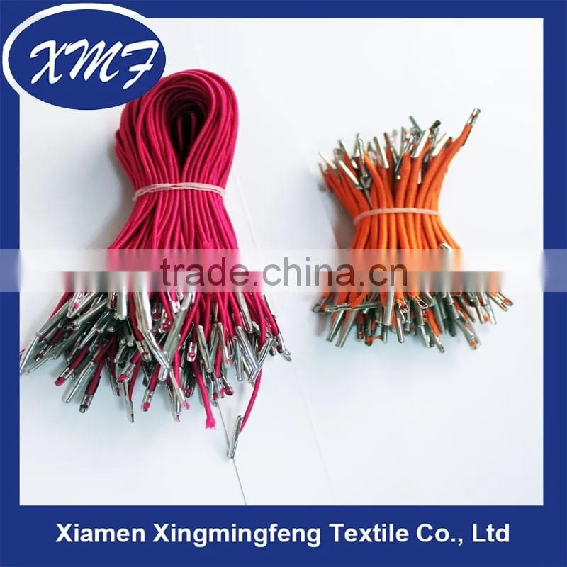Oval rope athletic Shoelaces with plastic printing tips