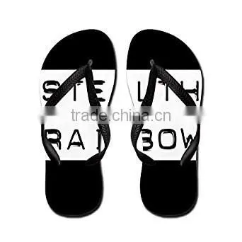 Rainbow Gay Pride Pony Cartoon Beach Slippers Summer Flip Flop