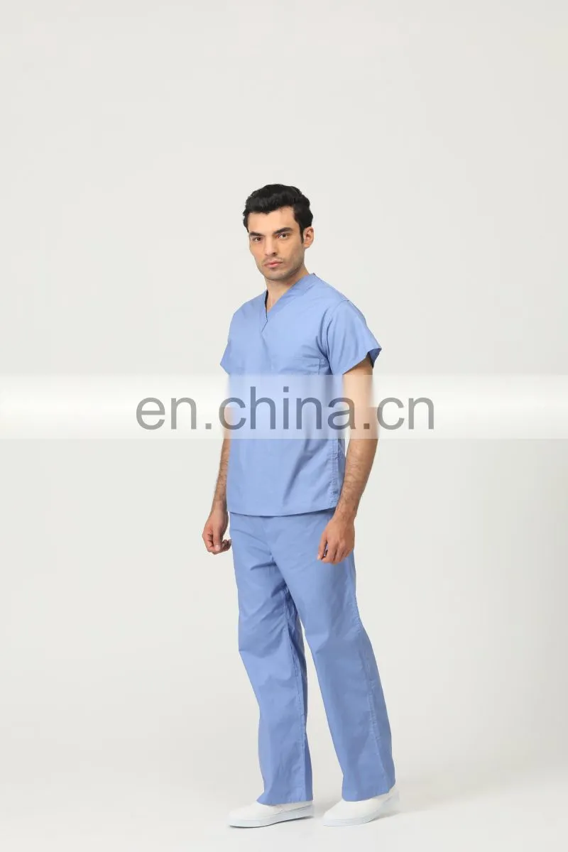 Durable Pediatric Dental Scrub To Dentist And Nurse In Dental Clinic