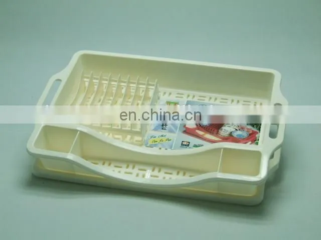 Small simple plastic dish rack