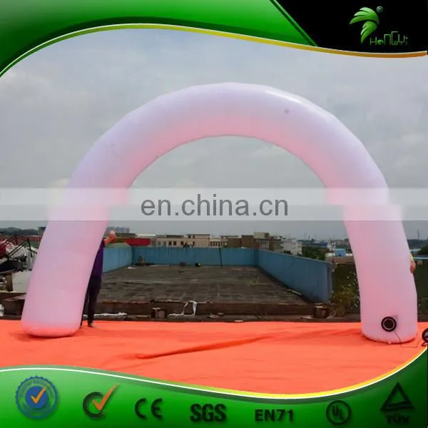 PVC White Color Inlatable Wedding Arch , Decoration Advertising Inflatable Round Shape Archway