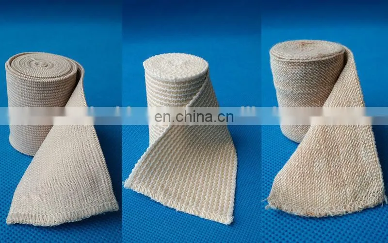 Spandex Elastic Crepe Bandage With Blue Thread