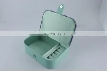 Turquoise personality jewelry box with mirror
