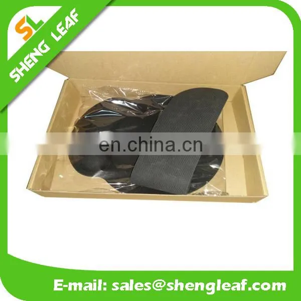 black with foam PVC mouse pad length about 46cm