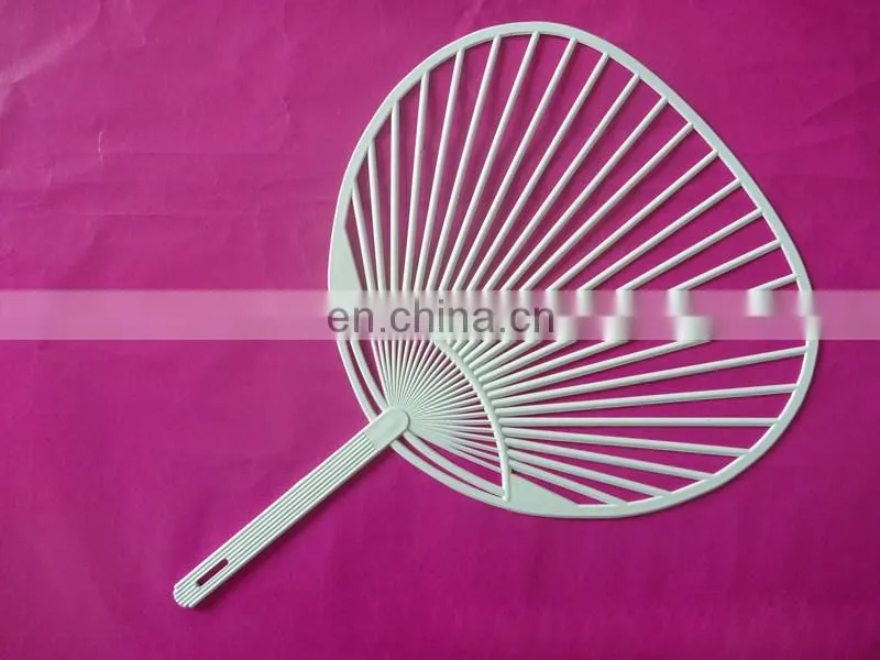 Fashionable Promotion paper sticker plastic round fan