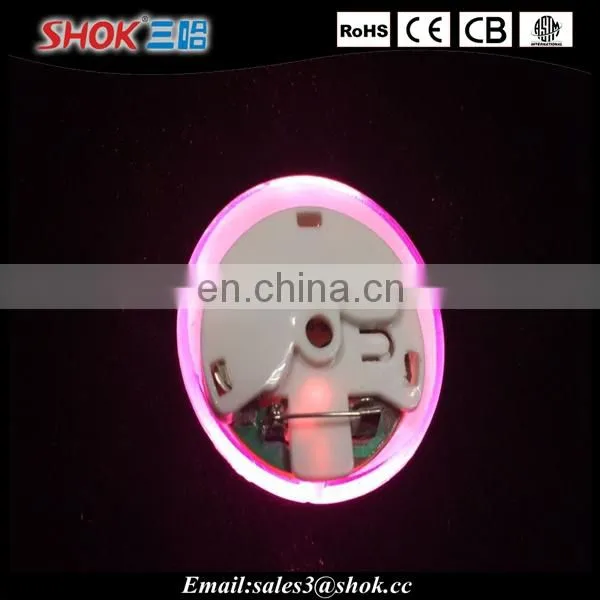Wedding Gifts For Guests Enviromental-friendly Wonderful Led Plastic Badge