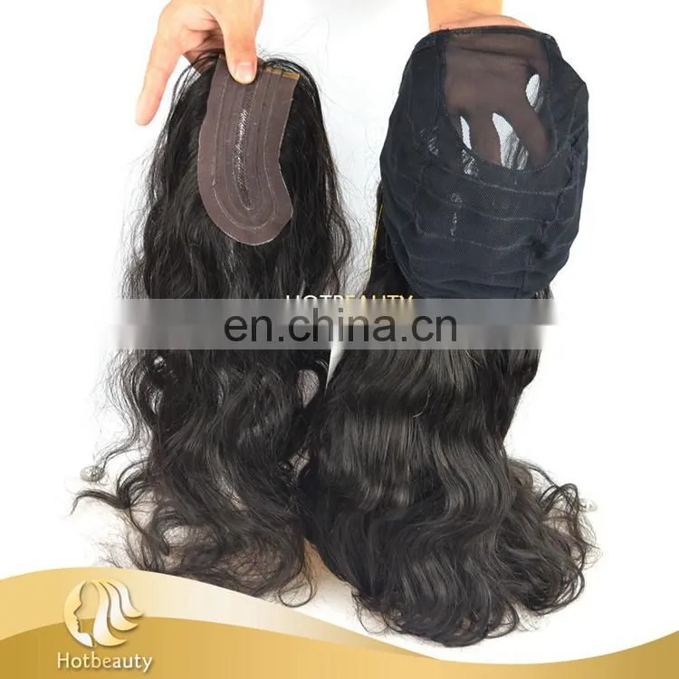 Guangzhou Human Virgin Good Quality Deep Curly Half Wig