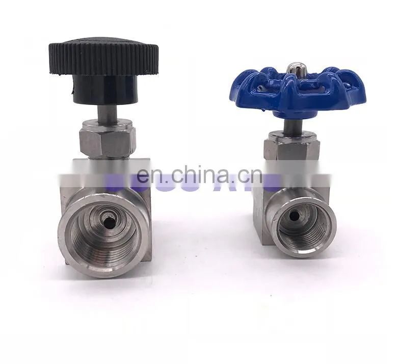 1/8" 1/4" 3/8" 1/2" BSP Equal female Thread SS 304 Stainless Steel Flow Control shut off Needle Valve