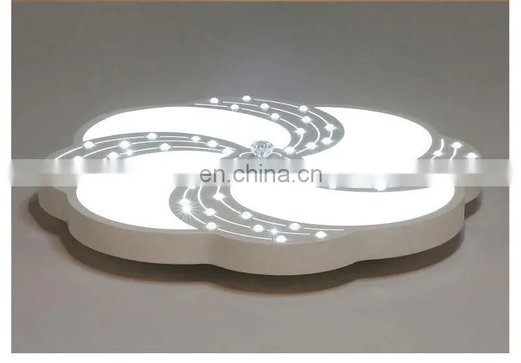 Factory hot sales romantic warm living room LED ceiling lamp lights bedroom modern simple restaurant lights