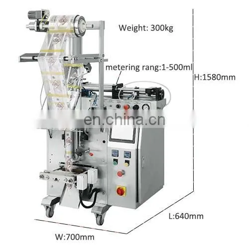 Pillow sachet palm oil packaging machine with low cost