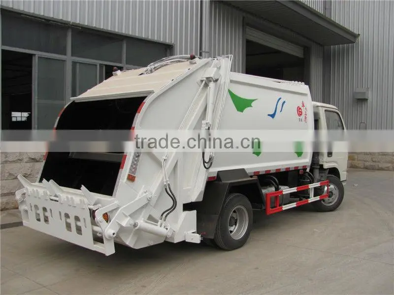 Dongfeng 5m3 refuse compactor vehicle