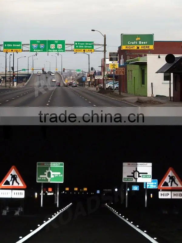 Reflective Aluminum Road Name Sign Traffic Marker