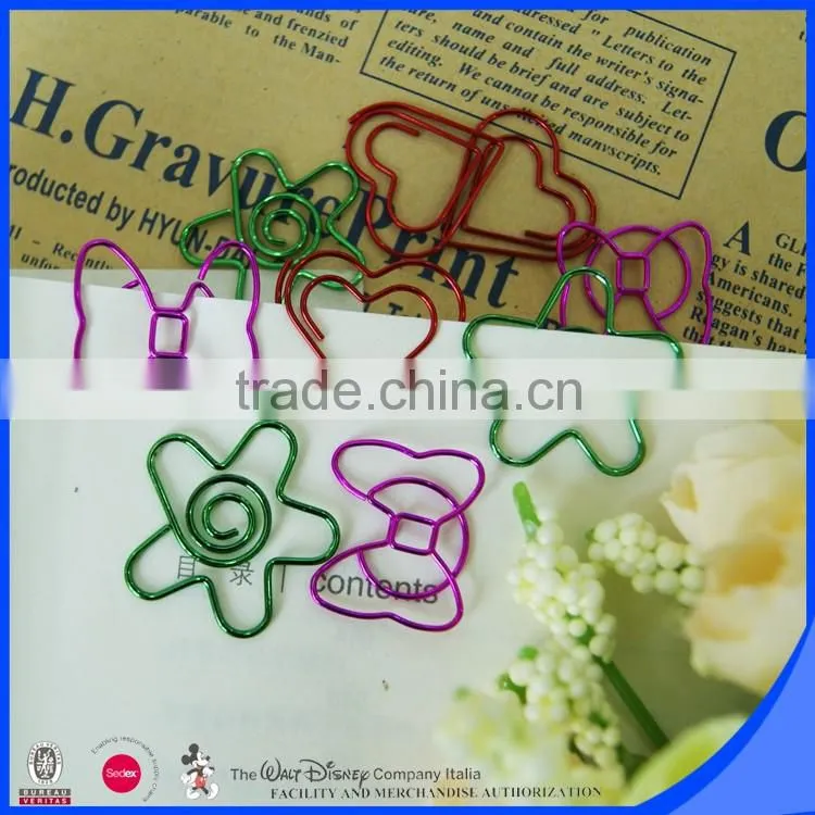 Best popular colorful plated custom paper clip paper box package