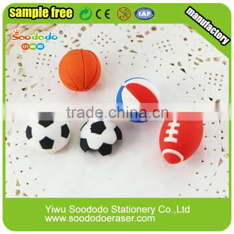 Kids Fancy ball erasers stationery product
