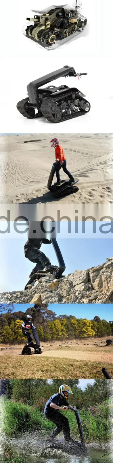 Sunnytimes-2016 new design Outdoor folding gas shredder tank scooter