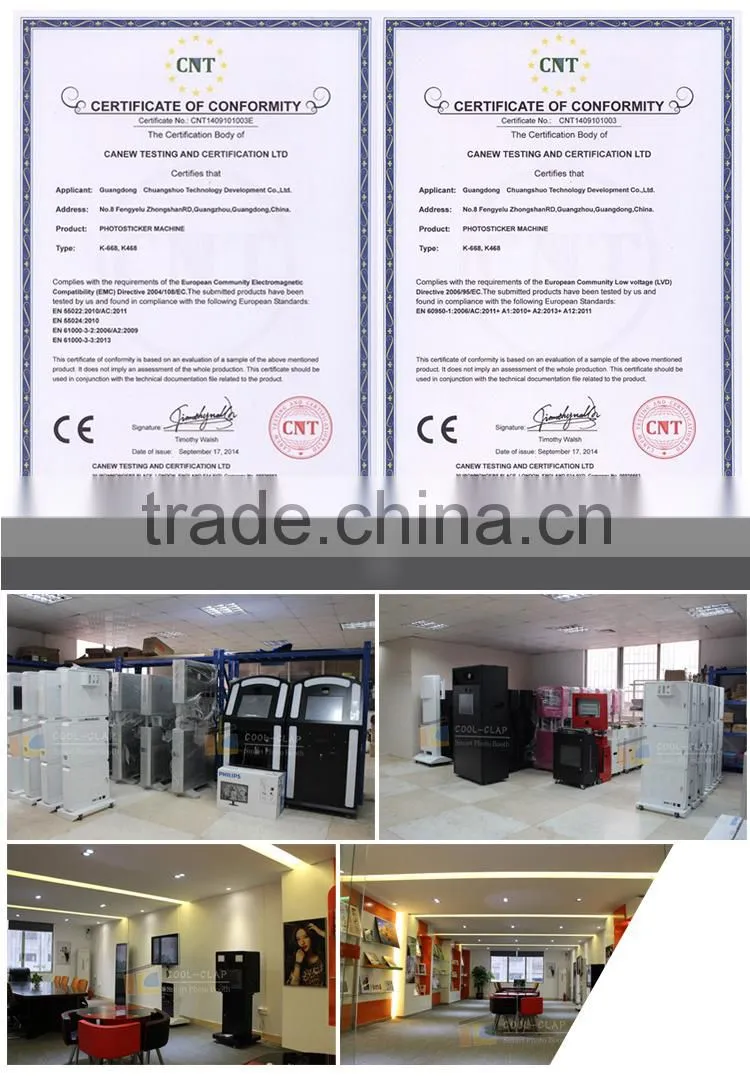 2015 New Product Fun Photo Booth machine For Wedding Event Party