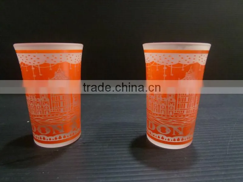 fancy shot glass with printing