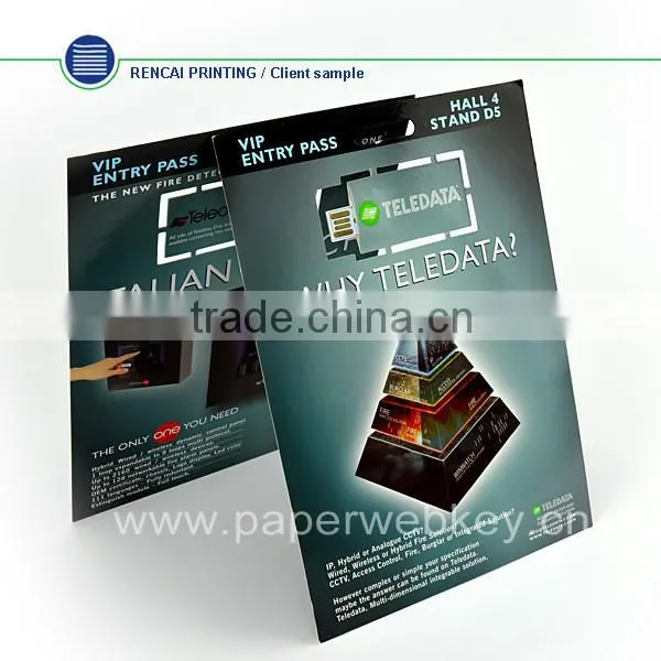 Interface Type USB 2.0 Card Style Bulk USB Flash Drive Paper USB Web key