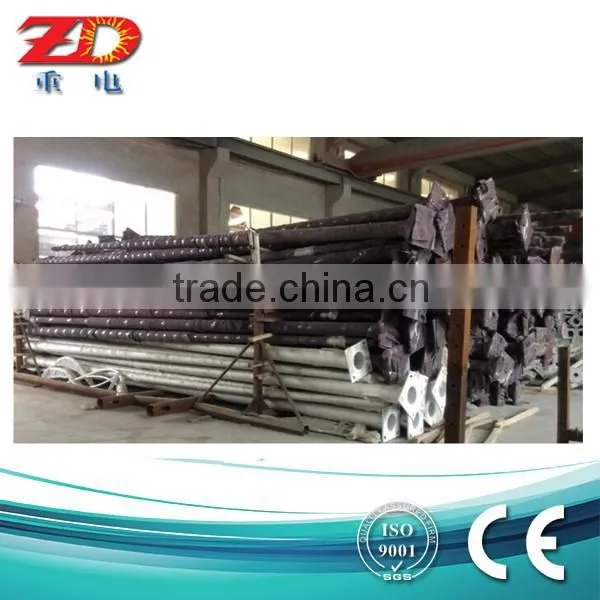 4-12m hot dip galvanzed light pole OEM Pole