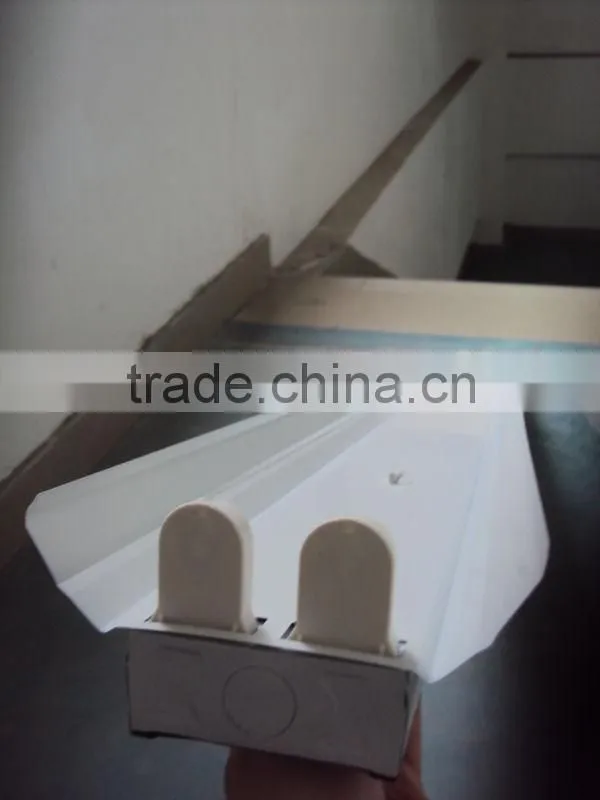 T8 Batten light fitting/2*40w light fixture /Lighting Bracket with cover