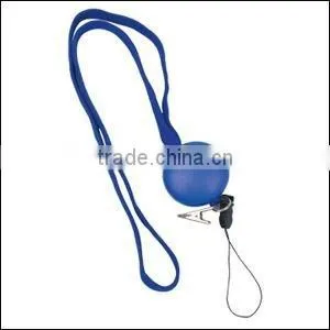 Blue Lanyard with Stress Baseball