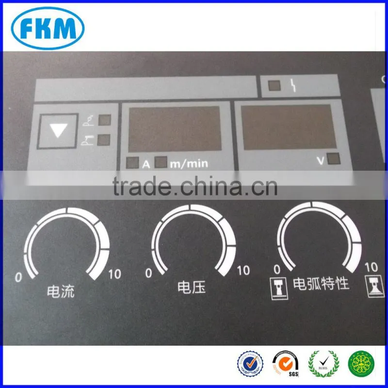 silk-screen button label