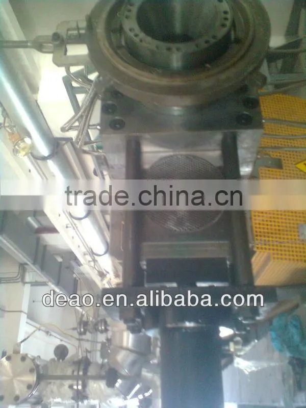 Single piston hydraulic screen changer