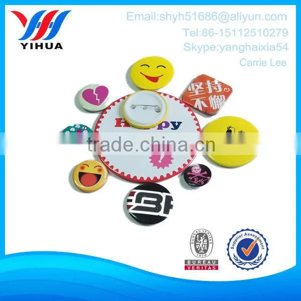 Custom plastic easy button with pin