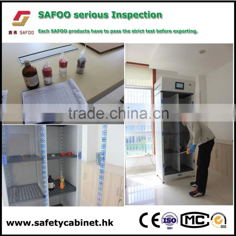 Filtering chemicals safety cabinet for Flammable Corrosive storage