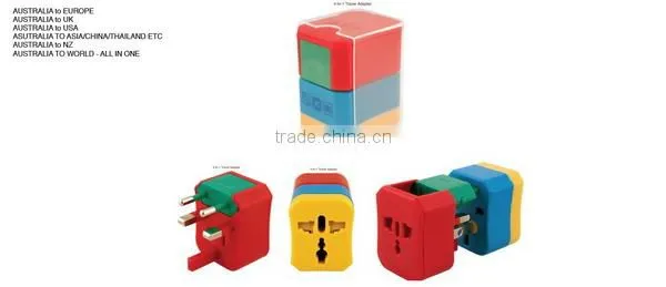 Good quality cheapest uk us au eu universal travel adapter