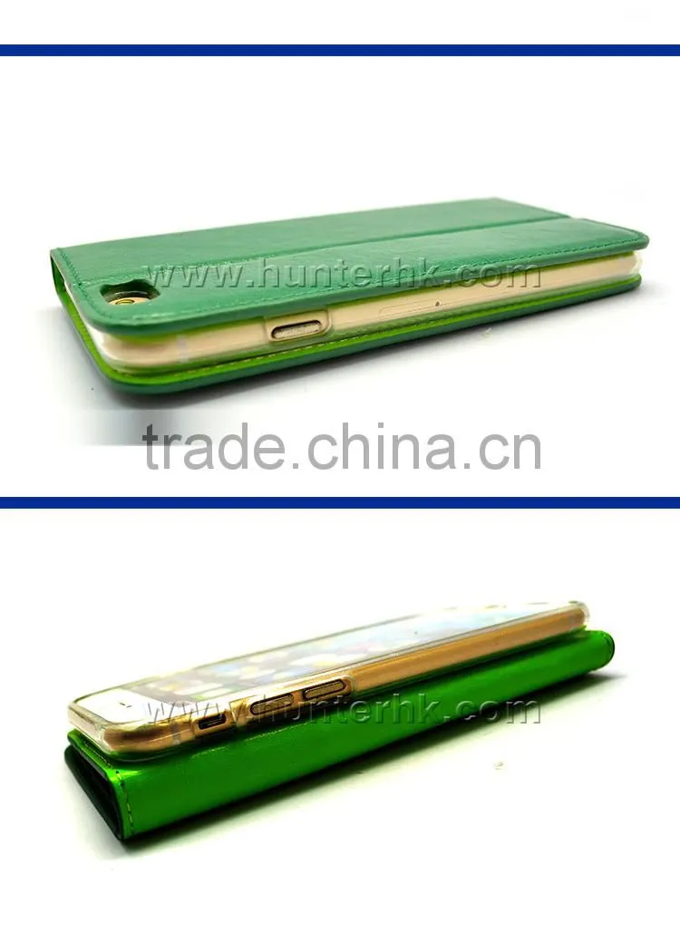 Best UK Lychee Leather Skin For iphone6 Book Case
