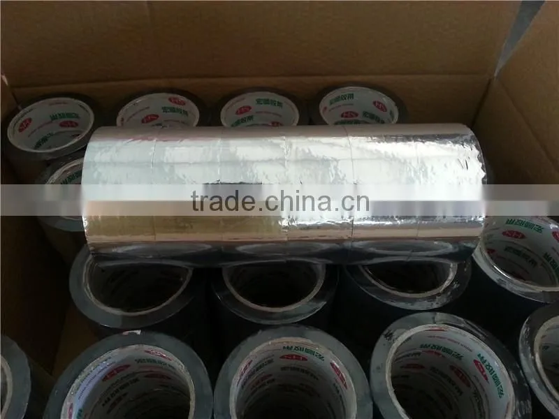 Custom Aluminized Tape, Water Based Self Adhesive Aluminized Foil Tape,Wripping Pipe Tape
