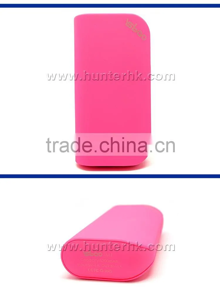 Gloss Finished 5200 MAH Colorful Charger Power Bank
