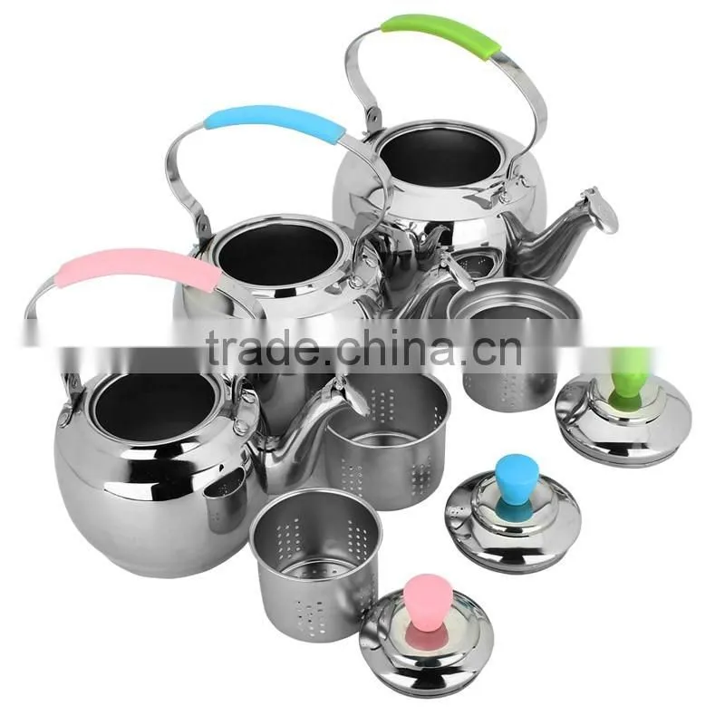 China supplier kitchen accessories turkish double tea pot kettles set mini tea kettles