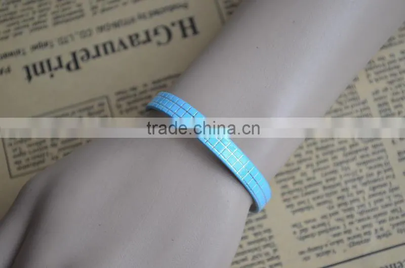 Mosaic and Dots Style PU Leather Bracelet