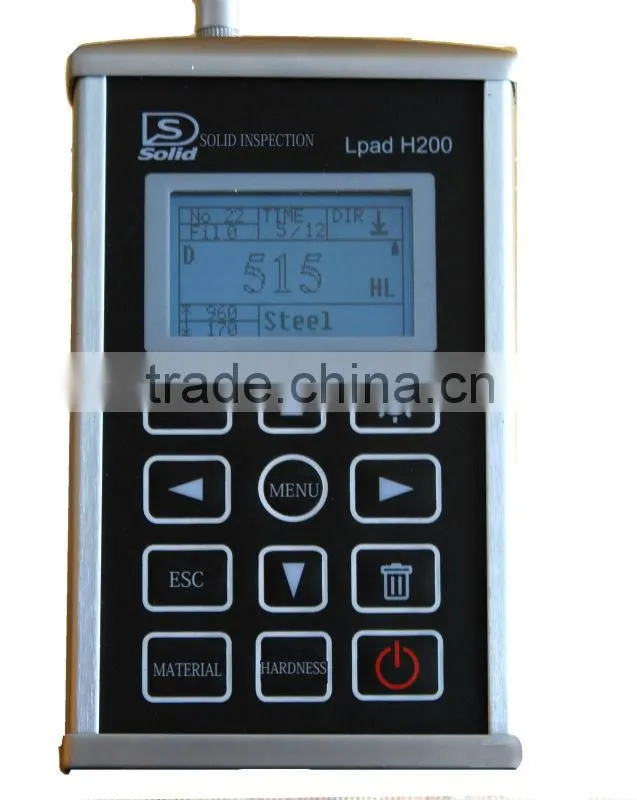 Solid portable hardness tester probe