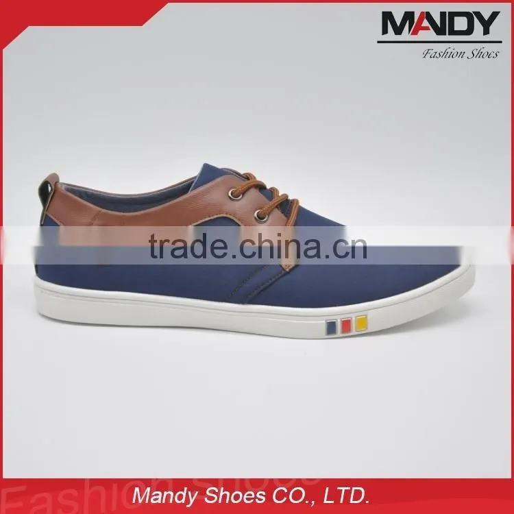 Hot selling alibaba cheap price comfortable lace up fabric men shoes