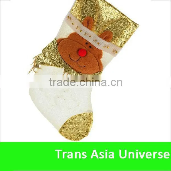 Best selling custom christmas sock decorated snowman