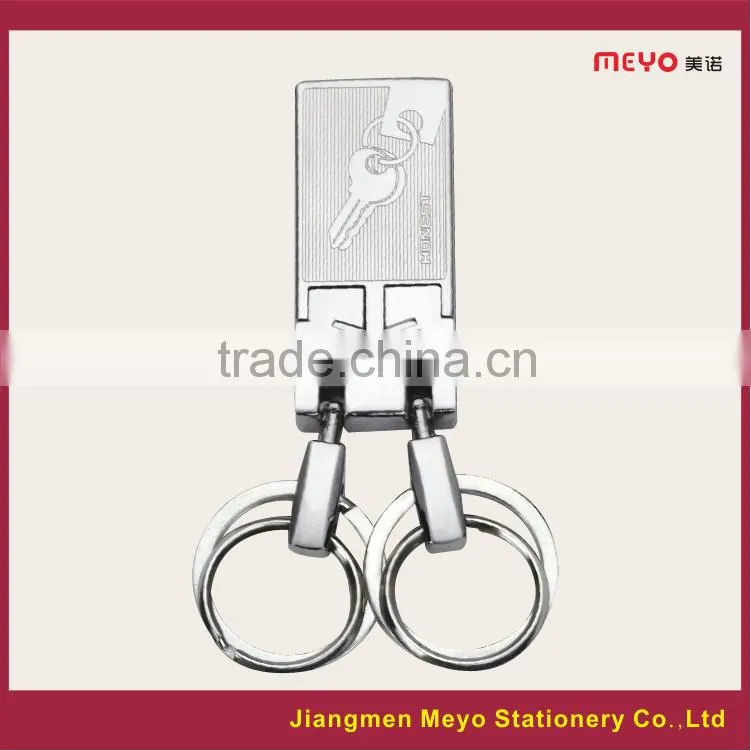2015 Promotional Gift Customized Engariving Popular Tin-Copper-Nickel-Alloy Metal Keychain