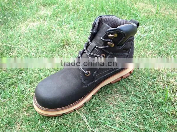 2016 Genuine Leather Safety Work Shoes leather working shoes