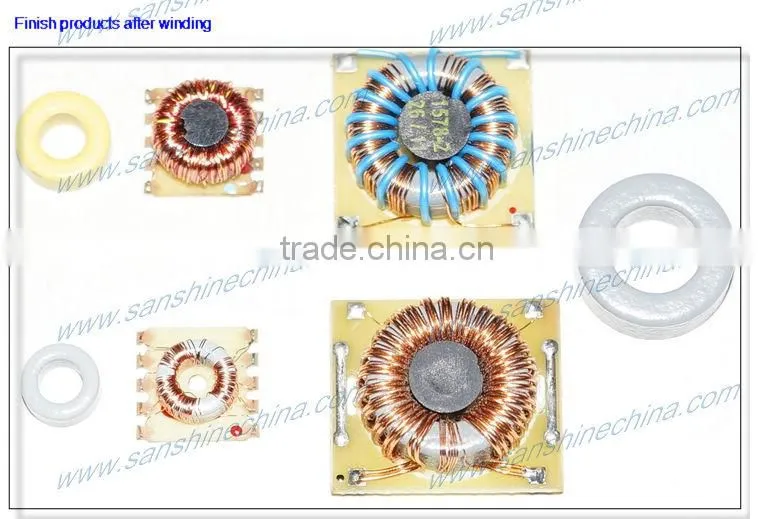 automatic EMC chip filter toroidal winding machine(SS900B2 series wire D 0.07~0.25mm) replace JOVIL toroidal winder