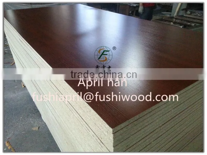 melamine particle board 18mm red beech