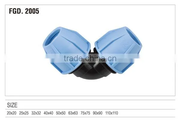 2014 90 ELBOW PP COMPRESSION FITTINGS