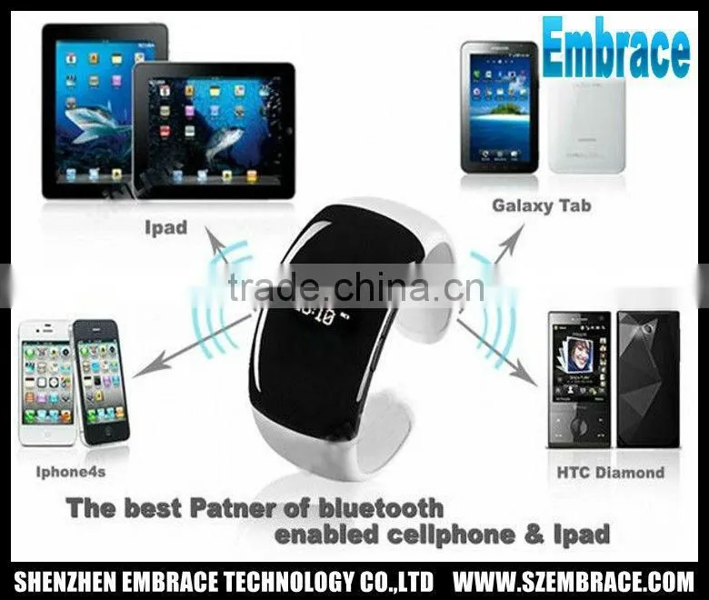 Magic vibrating bluetooth bracelet with microphone and speaker