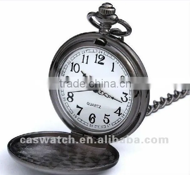 Modern design pocket watch with titanium case
