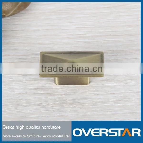 Zinc Alloy Square Bedroom Cabinet Hardware Wardrobe Knobs