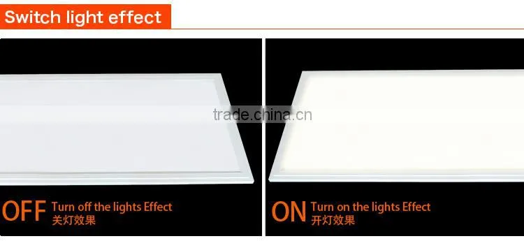Aluminum super bright 36w led panel light 300x1200